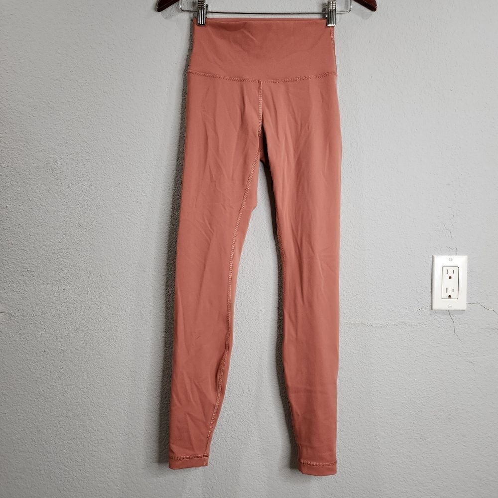 Lululemon Terra cotta high rise leggings